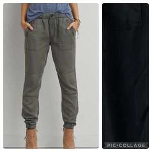NWT American Eagle | Black Zip Pocket Jogger Pants | Sz XL